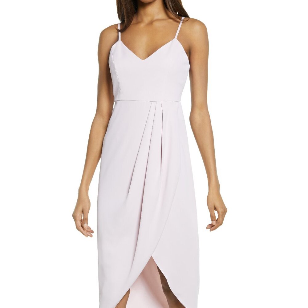 Lulus Reinette V-Neck Midi Dress